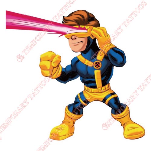 Cyclops Marvel Customize Temporary Tattoos Stickers NO.475